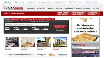 Explorimmo promet « le meilleur de l’immobilier » - © D.R.