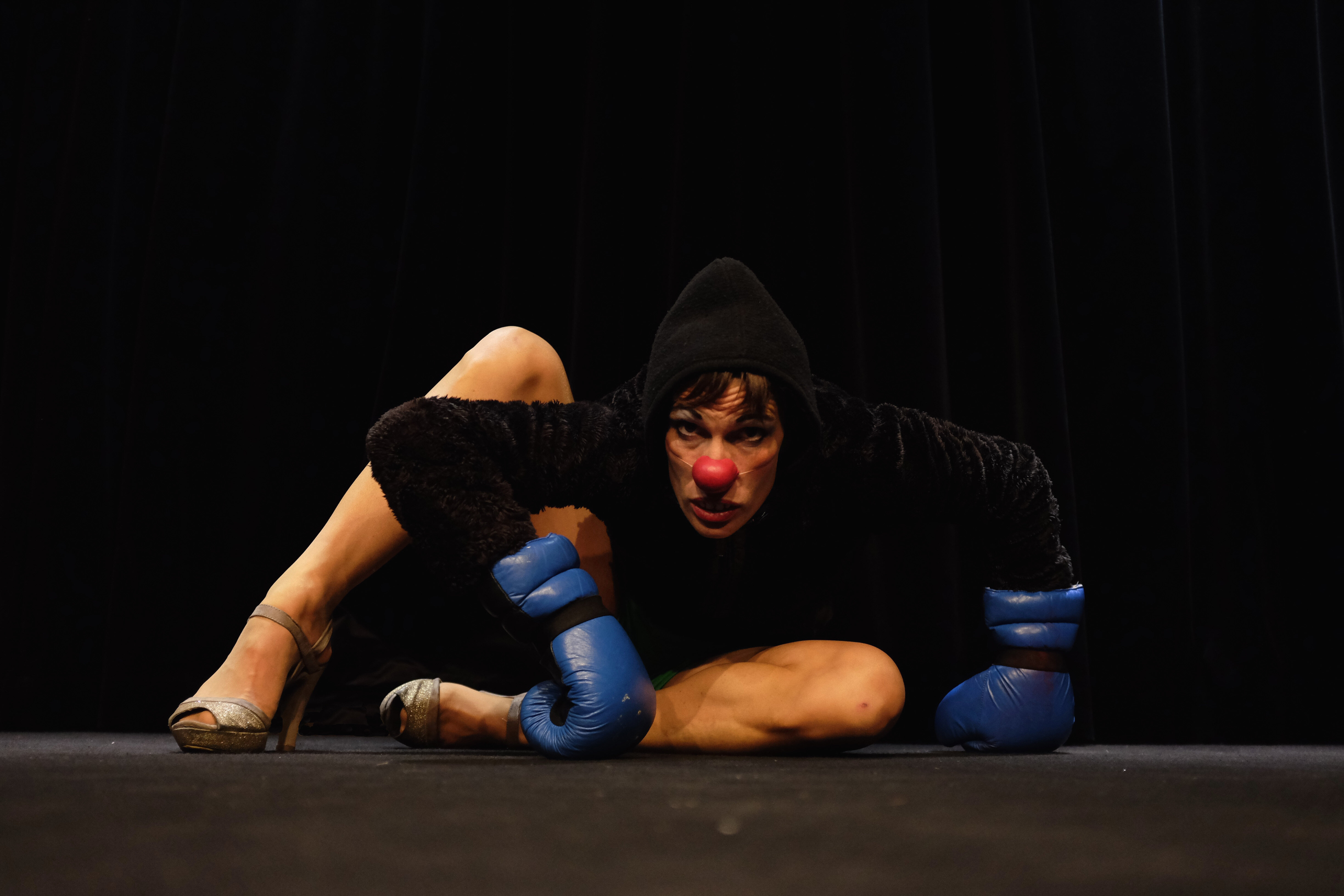 Véronique Tuaillon, présentée lors de la Nuit du clown - © B. Dupuis