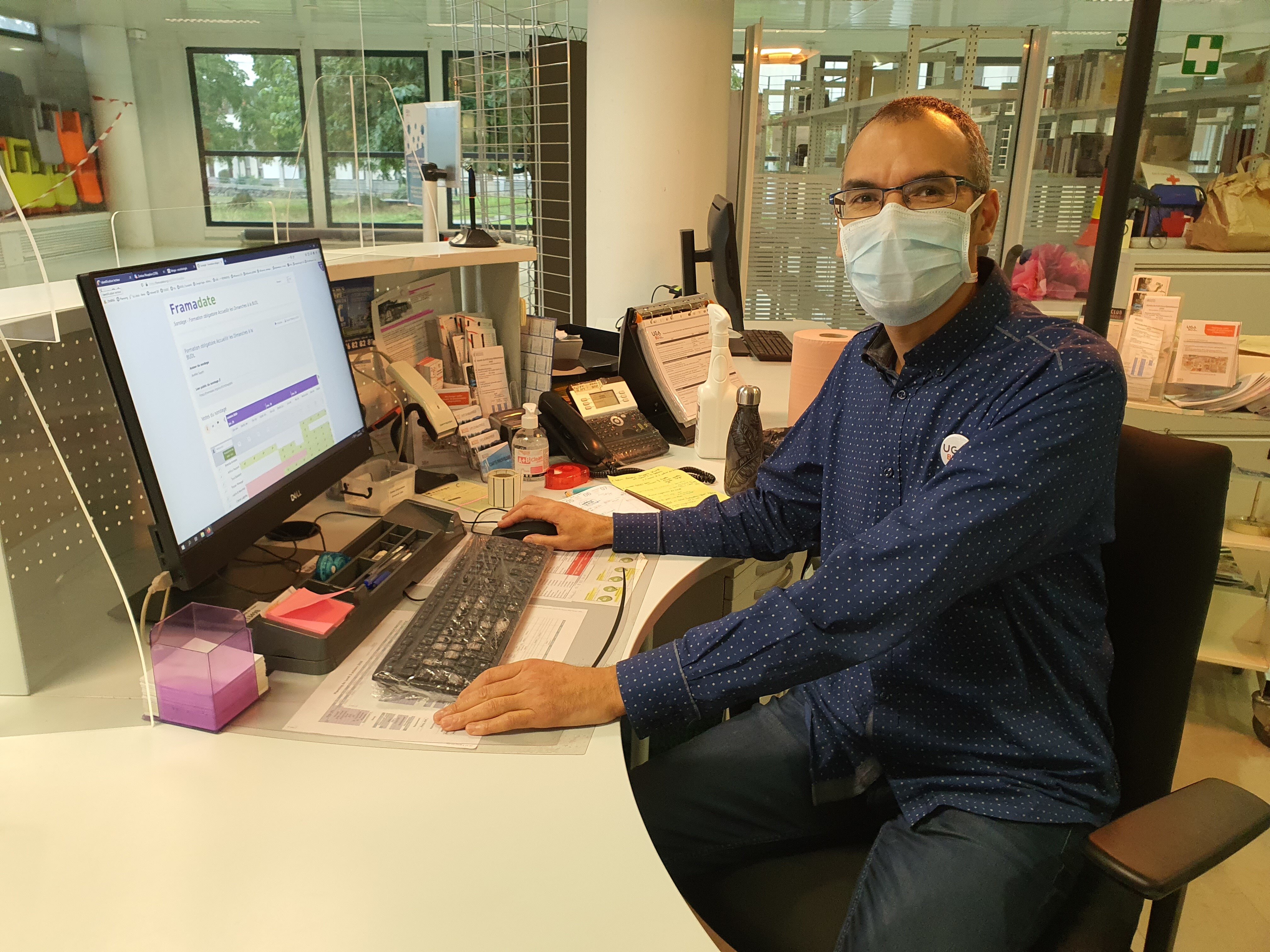 Travailler en université était une vraie vocation pour Ali Boukou qui a tenté de nombreuses fois les concours - © Marine Dessaux