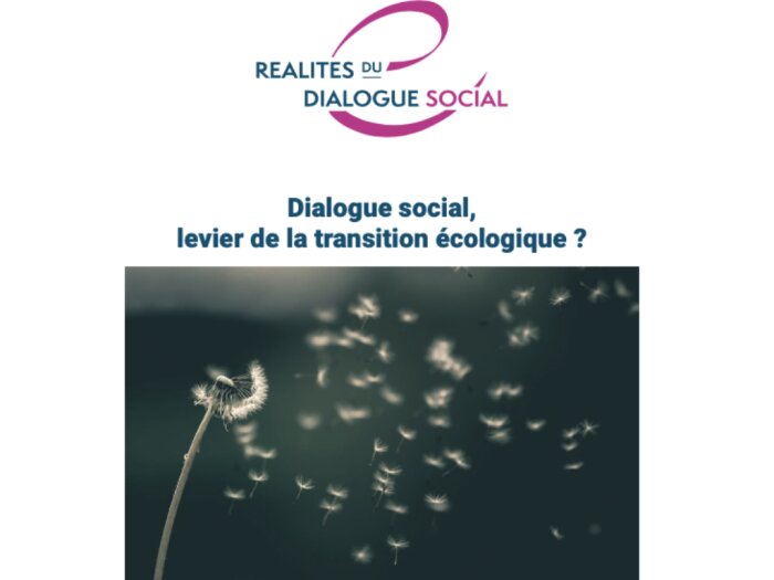 Comment concilier le dialogue social avec la transition écologique (présentation du référentiel RDS)