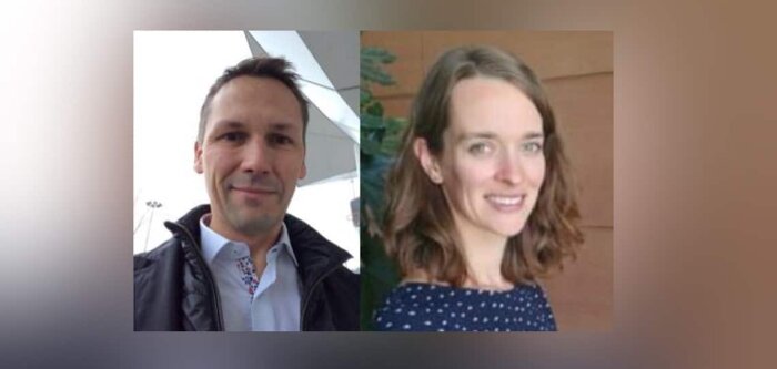 Lionnel Alexandre et Alice Nolli sont coordinateurs du programme carbone de Bayer Crop Science, resp - © D.R.