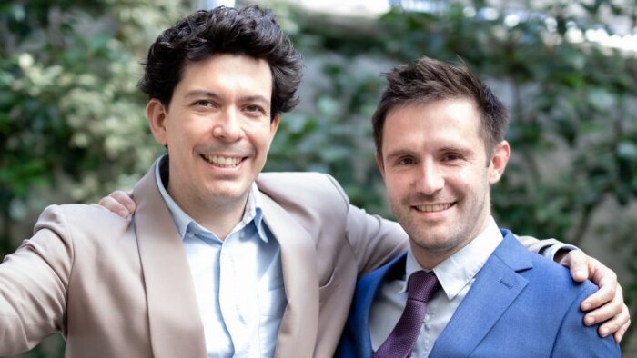 LMS, cartographie des compétences, et IA : Nick Hernandez (360Learning) et Olivier Rohou (eLamp) - © D.R.