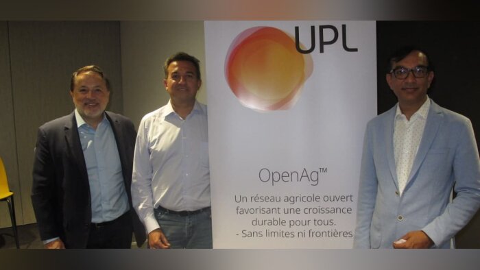 L’équipe dirigeante d’UPL : Carlos Pellicer, Global Chief Operating Officer, Jai Shroff, Global CEO, - © D.R.