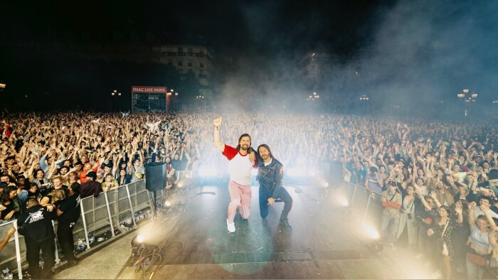 Pedro Winter et Bob Sinclar, des artistes Allo Floride en tournée cet été. - © Goledzinowski