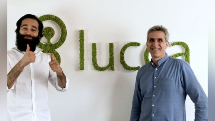 Charles de Fréminville, CEO de Bloom at Work, avec Gilles Satgé, CEO de Lucca - © D.R.