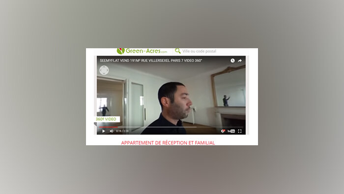 Le portail Green-Acres intègre la vidéo 360° dans ses annonces