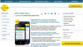 Application FNAIM News : bilan mitigé