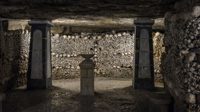 La visite en ligne des Catacombes suit le parcours sur site. - © Pierre Antoine