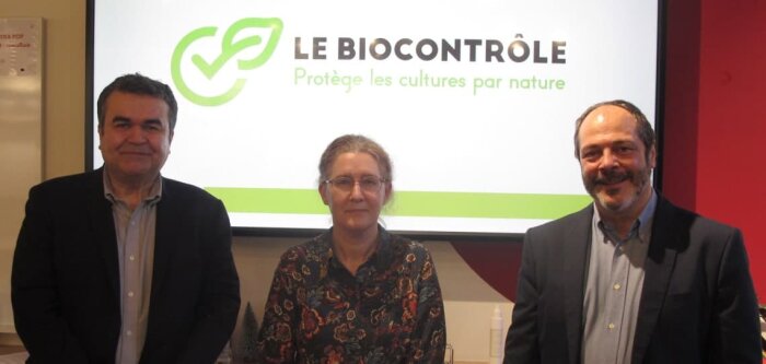 Denis Longevialle, Céline Barthet et Christophe Zugaj, respectivement secrétaire général, présidente - © D.R.