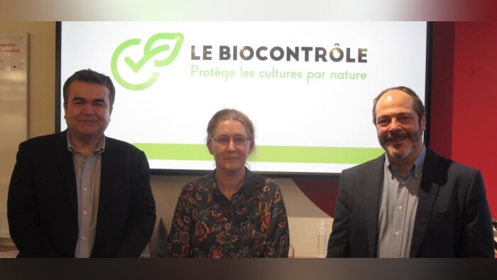 Denis Longevialle, Céline Barthet et Christophe Zugaj, respectivement secrétaire général, présidente - © D.R.