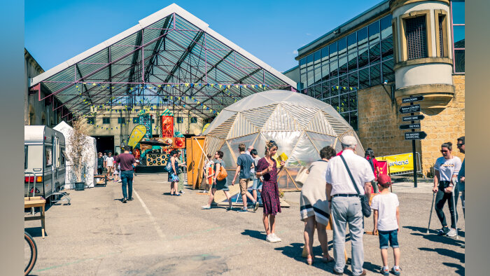 La cours du Bliiida pendant Makerland. - © Jesus S Baptista