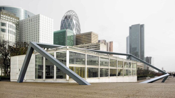 Le bâtiment du CNAP à Puteaux. - © Yves Chenot