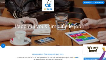 L’application Ezbeez invente le bouton « J’embauche » - © D.R.