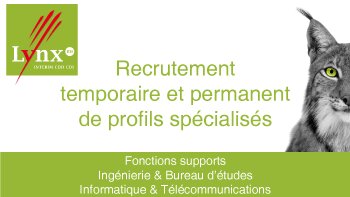 Lynx RH  ou comment conjuguer recrutement et esprit entrepreneurial - © D.R.
