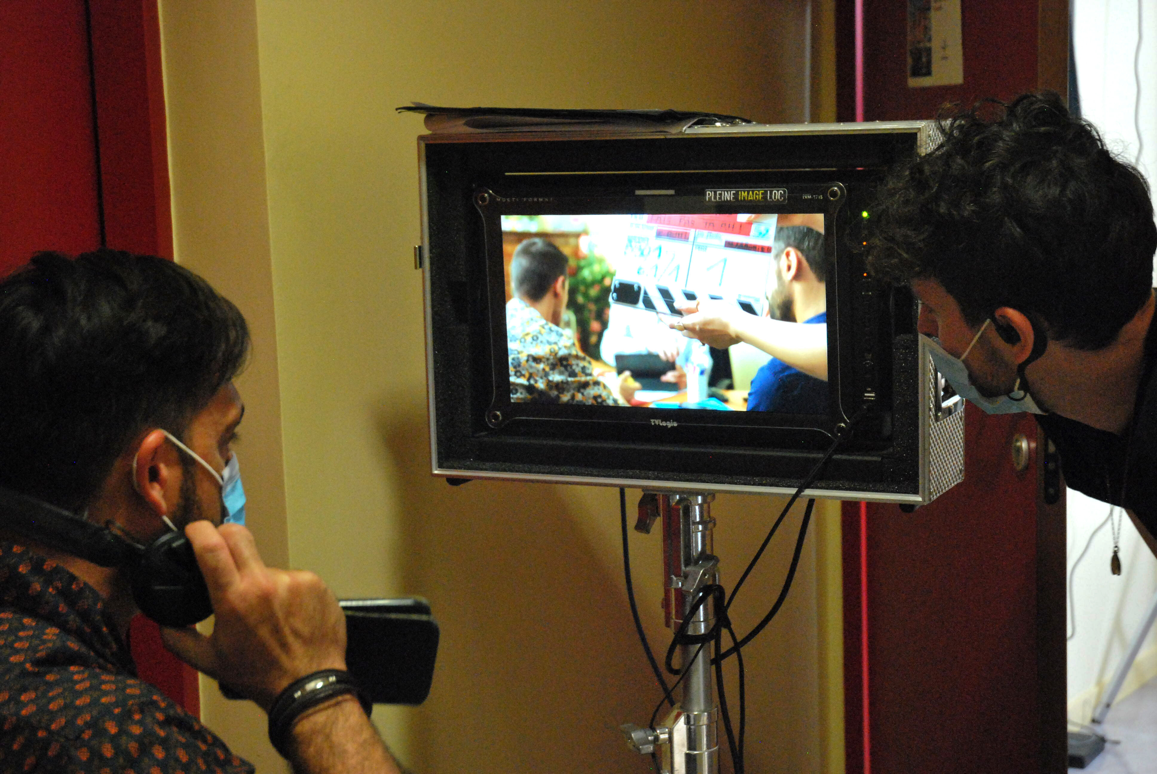 Douglas Lemenu, producteur, sur le tournage d’une scène de la prochaine saison. - © RH Matin