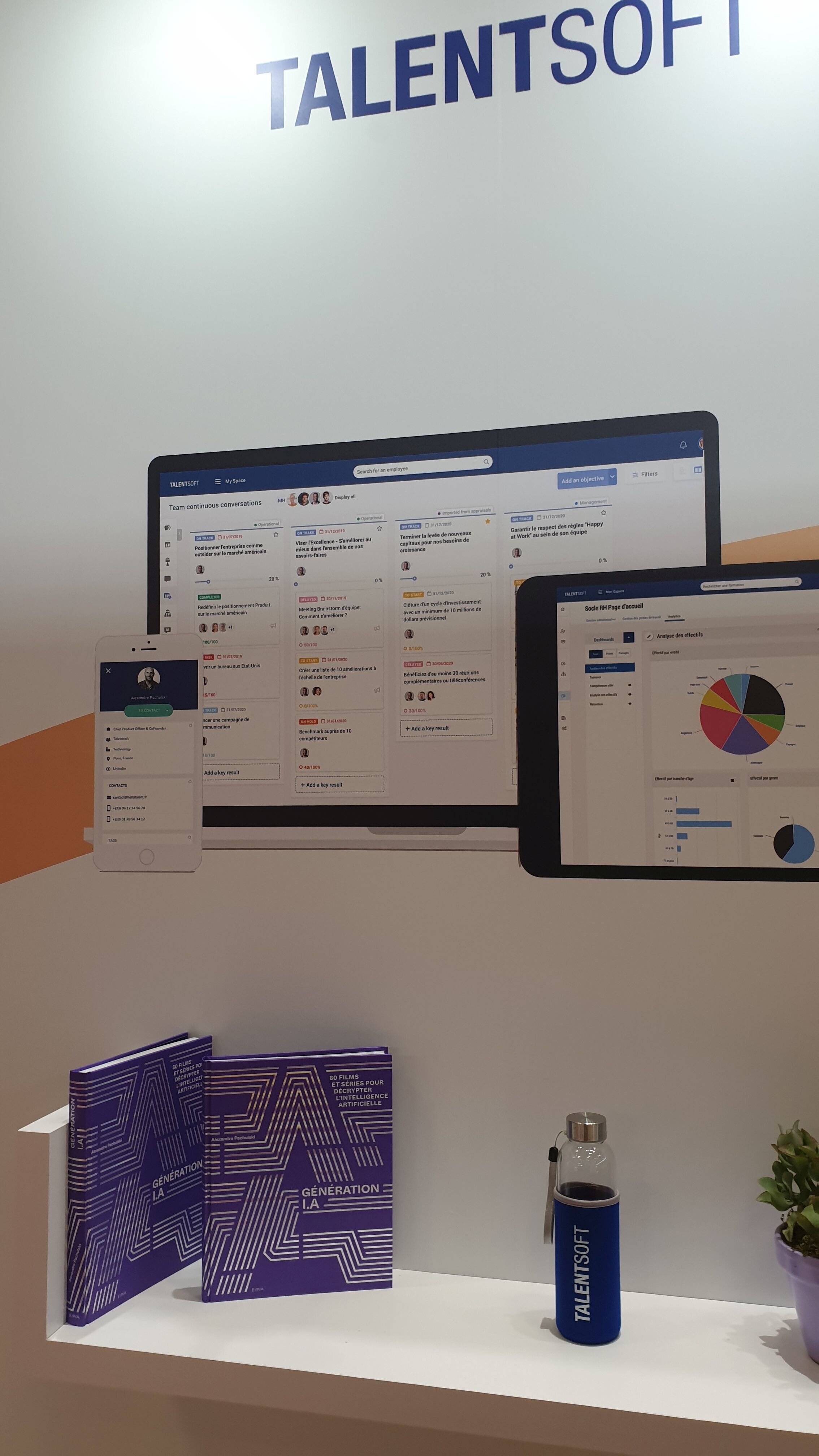 Stand Talentsoft sur le Salon Solutions RH 2021 - © D.R.