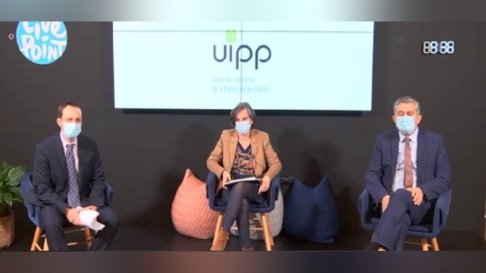 De gauche à droite : Julien Durand-Réville, Eugénia Pommaret et Bruno Baranne, respectivement respon - © D.R.