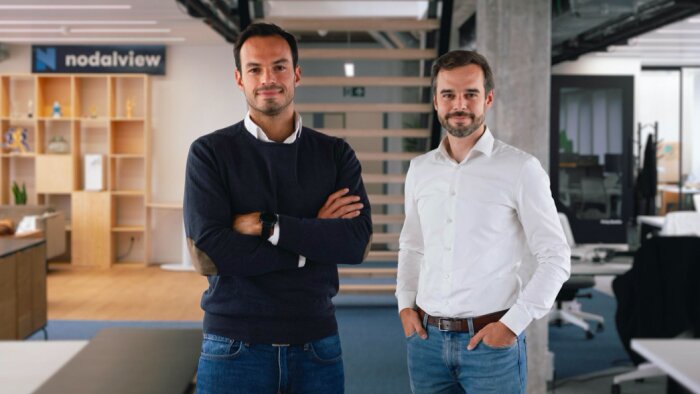 Thomas Lepelaars, CEO & cofondateur de Nodalview et Maxim Van Reybrouck, CFO de Nodalview. - © D.R.