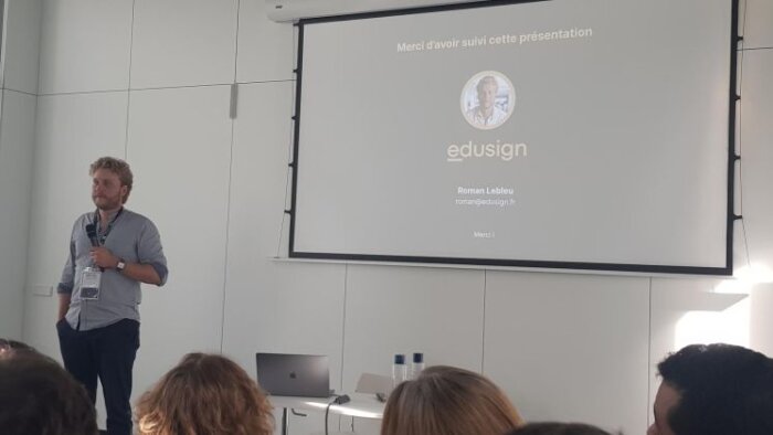 Learning Show (octobre 2023) : impact de l’IA dans les centres de formation, Roman Lebleu d’Edusign - © D.R.