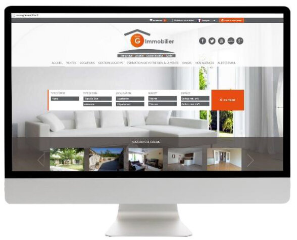 Les 5 tendances du webdesign immobilier en France - © D.R.