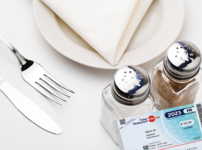 La part patronale sur les titres-restaurant passe de 6,50 à 6,91 euros pour 2023 - © D.R.