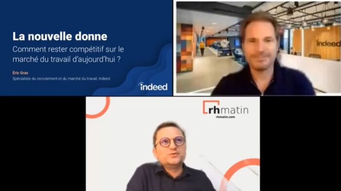 Le replay du webinaire NTRH - Indeed : « Rester compétitif sur le marché du travail » - © D.R.
