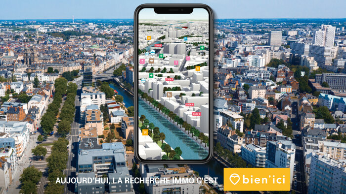 Bien’ici compte 15 000 agences immobilières clientes. - © D.R.