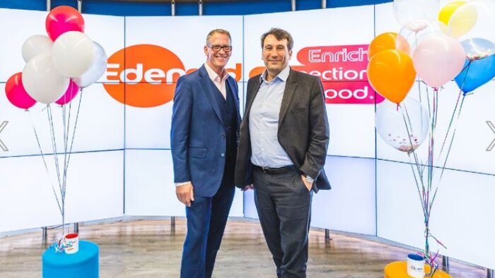 Nick Burns (Reward Gateway) avec Arnaud Erulin (Edenred) - © D.R.