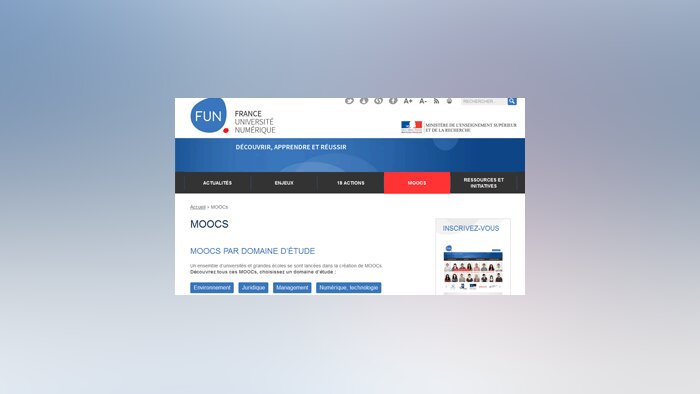 Les MOOC prennent de l’ampleur en France