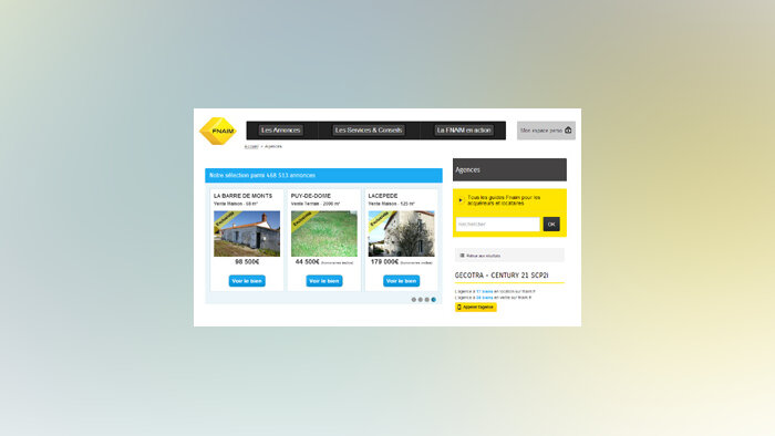 La Fnaim propose des sites clés en main à partir de 29 euros par mois