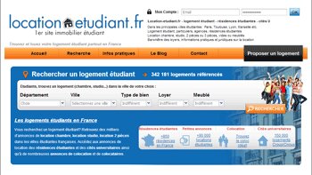 Location-etudiant.fr : l’unique site d’annonces étudiantes ouvert aux agences - © D.R.