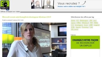 Keljob ressuscite l’offre d’emploi vidéo