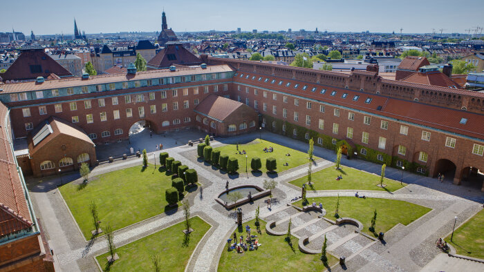 A la KTH Stockholm, le port du masque n’est pas obligatoire. - © Jann Lipka