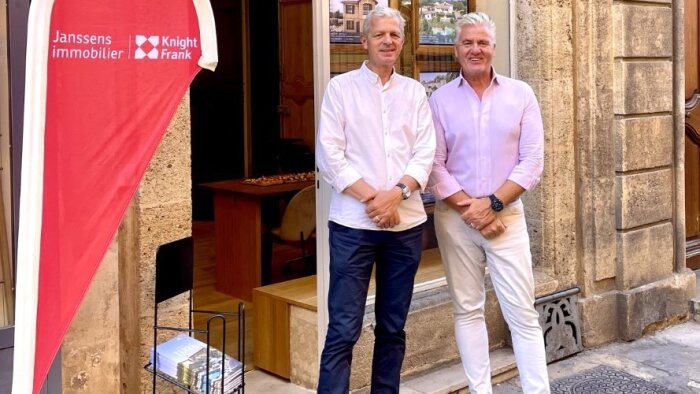 Arnaud Monthorin et Rudi Janssens, président-fondateur du réseau Janssens - © D.R.