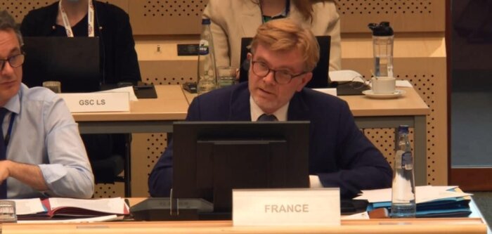 Lors du Conseil agriculture de l’UE du 18 juillet 2022, Marc Fesneau, ministre français chargé de l’ - © D.R.