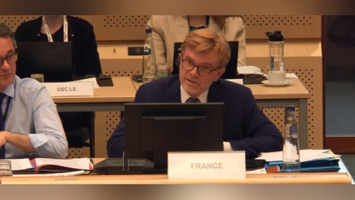 Lors du Conseil agriculture de l’UE du 18 juillet 2022, Marc Fesneau, ministre français chargé de l’ - © D.R.