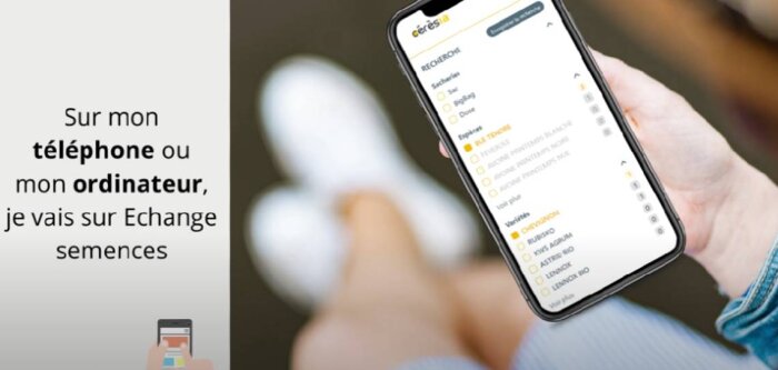 Cérèsia dévoile son outil, « Échange semences »