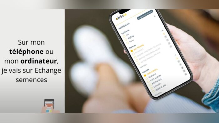 Cérèsia dévoile son outil, « Échange semences »