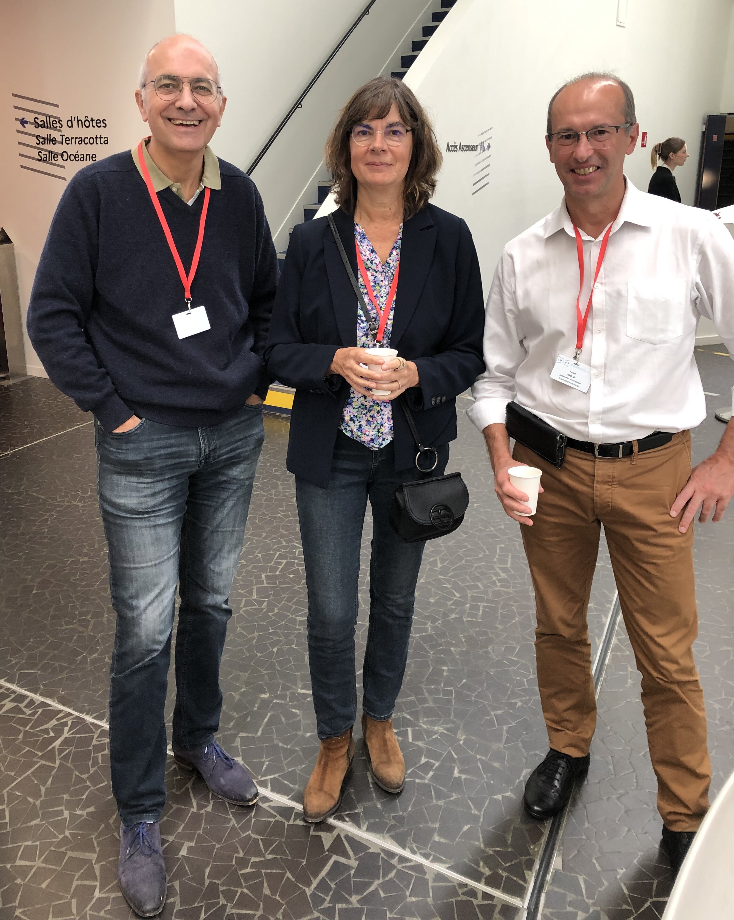 Harry Claisse, Emmanuelle Vivier et Pierre Saulue sont membres du bureau du CSIESR qui organise une partie de la formation des DSI. - © Marine Dessaux