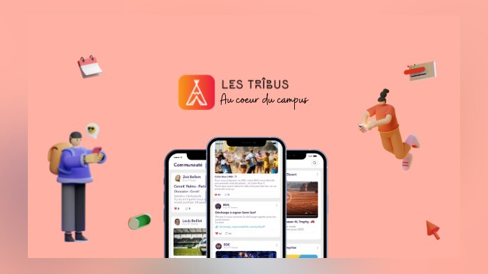 Les Tribus a été finaliste du concours « Entreprendre pour la vie étudiante ». - © D.R.