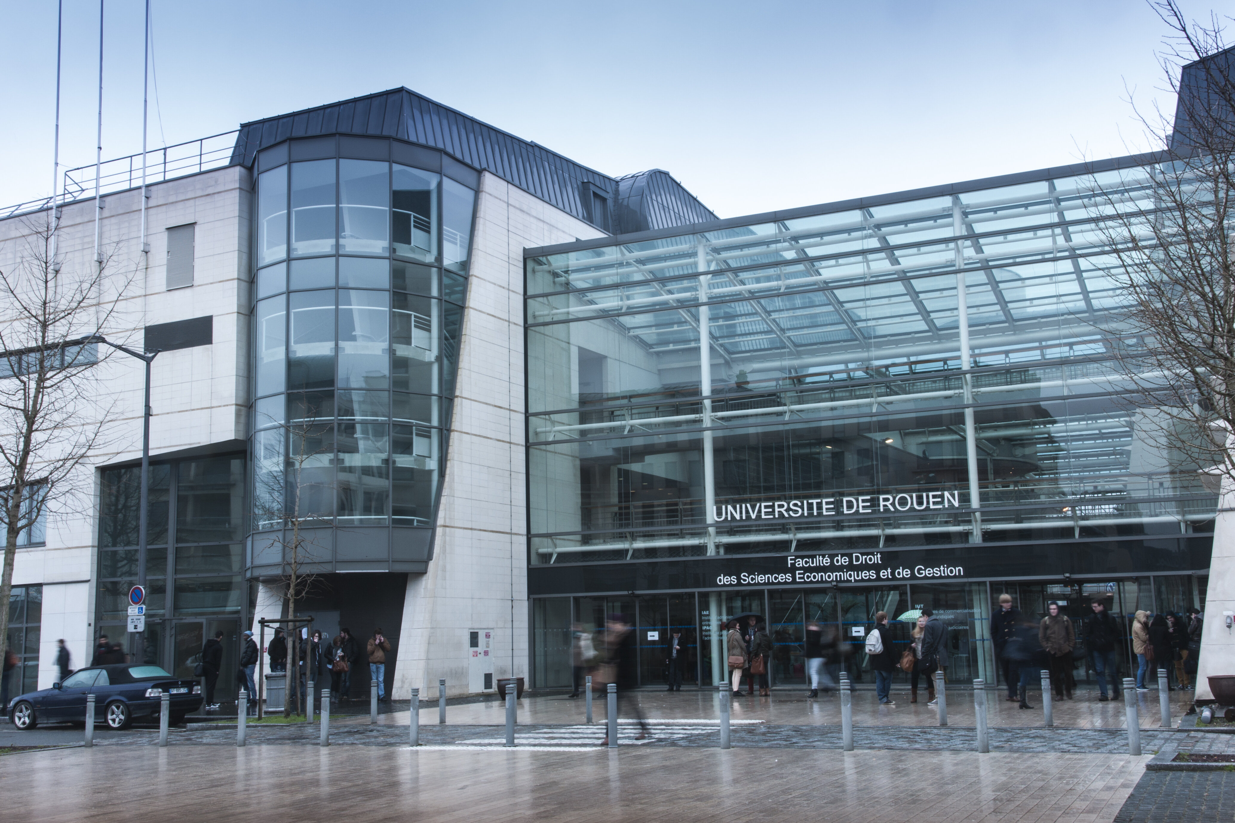 Emmanuel Macron lors de son allocution - © Université de Rouen