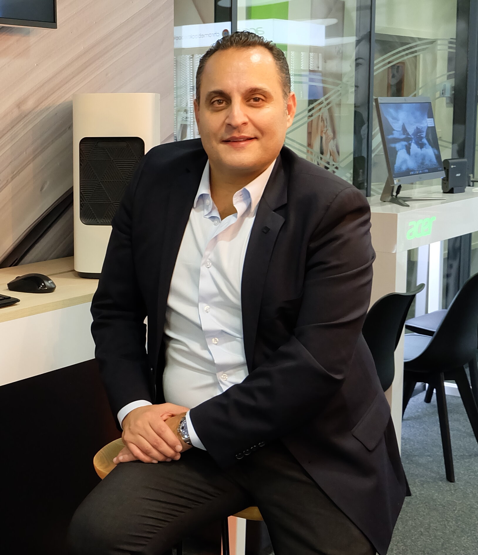 Jacky Aboudaram est responsable des ventes BtoB d’Acer. - © D.R.