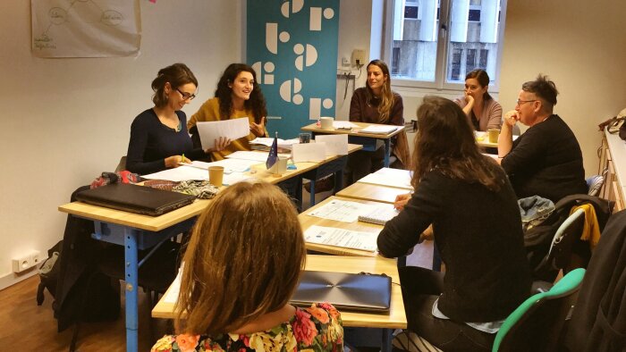 AGEC & Co pendant sa formation « Confer » - © D.R.