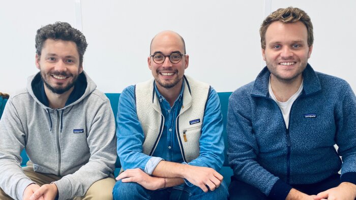 Les cofondateurs d’OQORO : Adrien Faure (CEO), Pierre Cloarec (COO) et Alexandre Pourchoux (CPO) - © D.R.