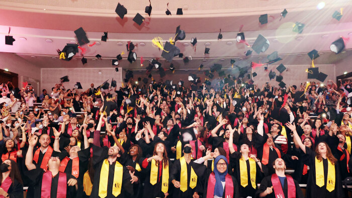 Cérémonie de remise des diplômes de doctorat Université Paris Cité, promotion 2021. - © Université Paris Cité
