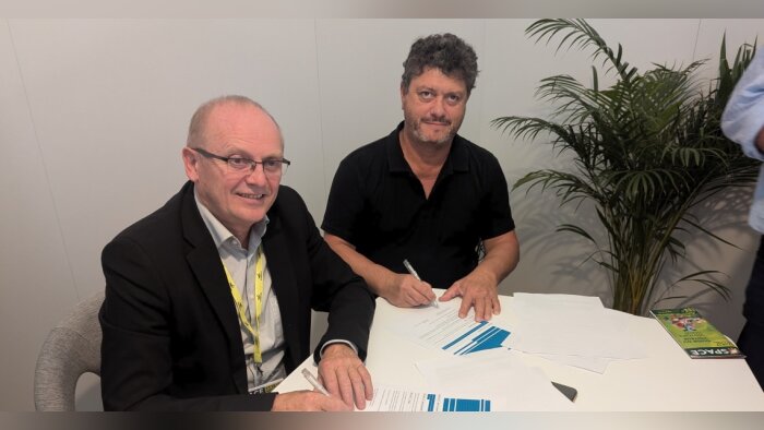 Serge le Bartz, président d’Eureden, et Jean-Marc Onno, président de l’AAMB - © D.R.