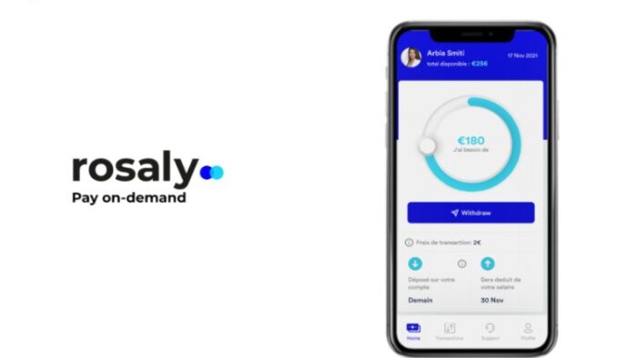 Première levée de fonds pour Rosaly autour d’une application pour gérer les acomptes sur salaires - © D.R.