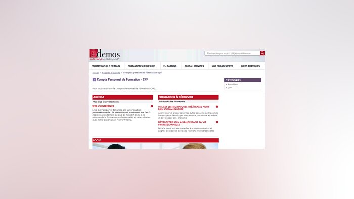 Demos accompagne ses clients dans la réforme de la formation professionnelle