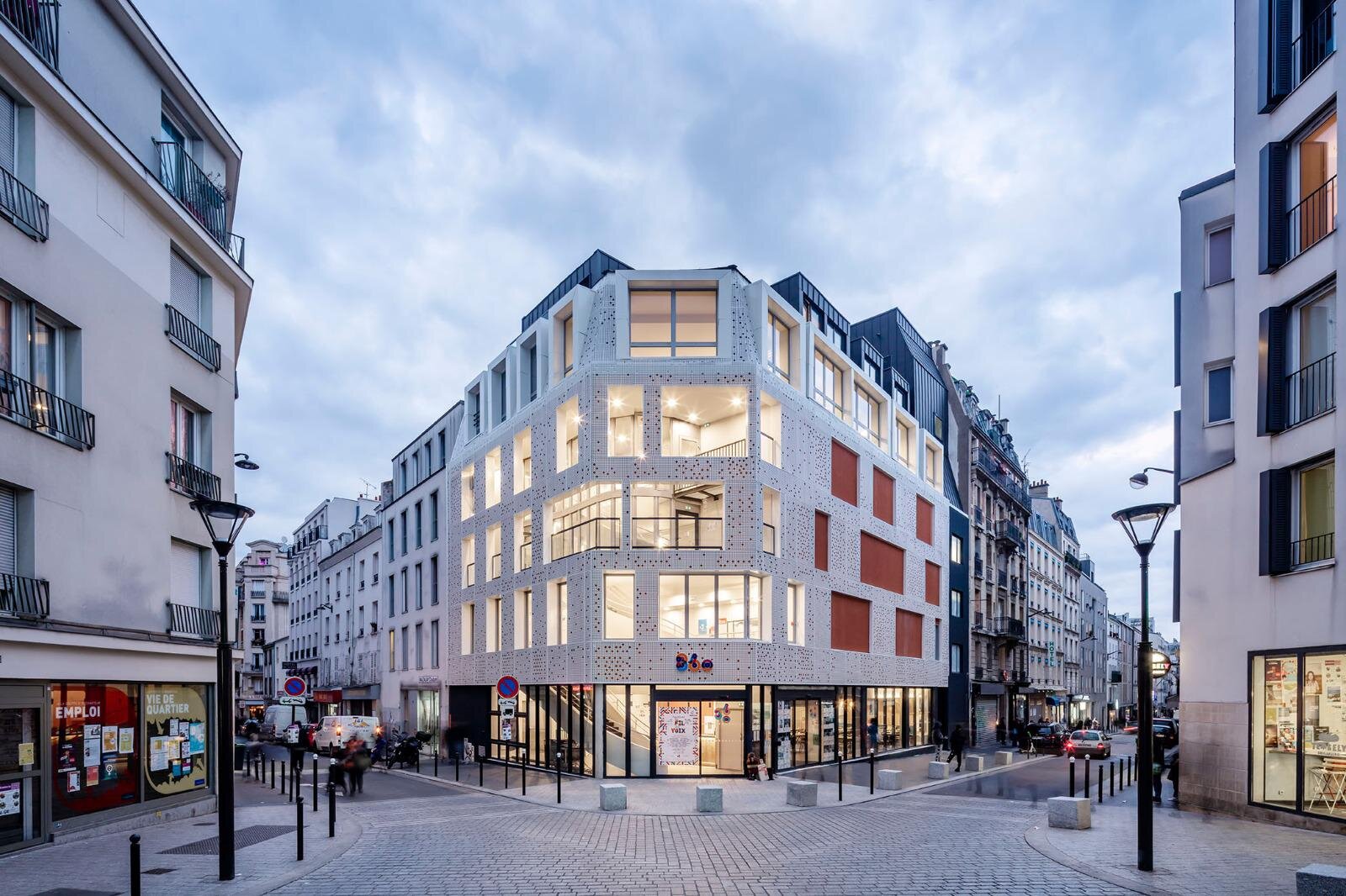 Le bâtiment de la 360 Music Factory. - © Luc BOEGLY photographe / Agence Engasser architecture