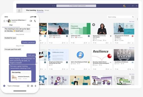 Microsoft Viva : l’engagement collaborateur (copie d’écran) - © D.R.